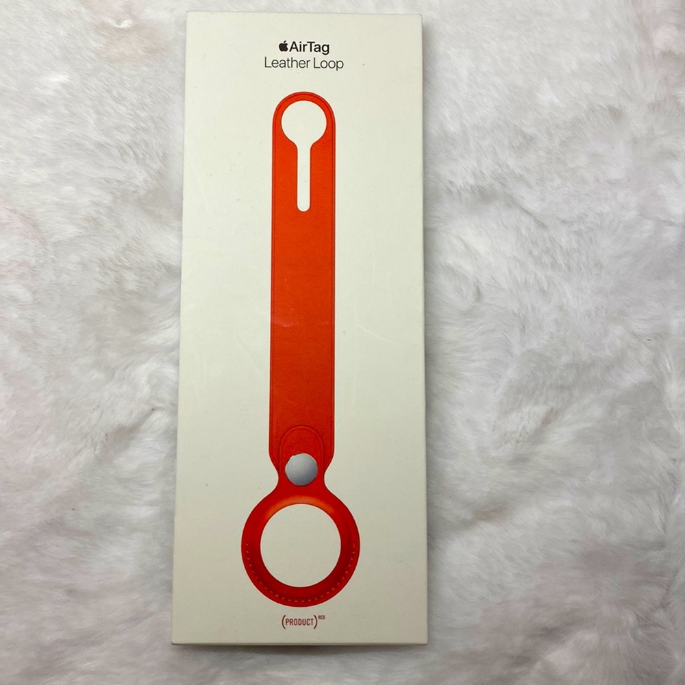 Apple AirTag Leather Loop (PRODUCT)RED NEW